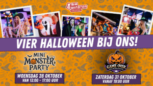 Halloween vier je bij Sir Winston Fun & Games!