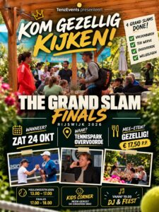 Grand Slam Finals sluiten tennisseizoen in Rijswijk feestelijk af